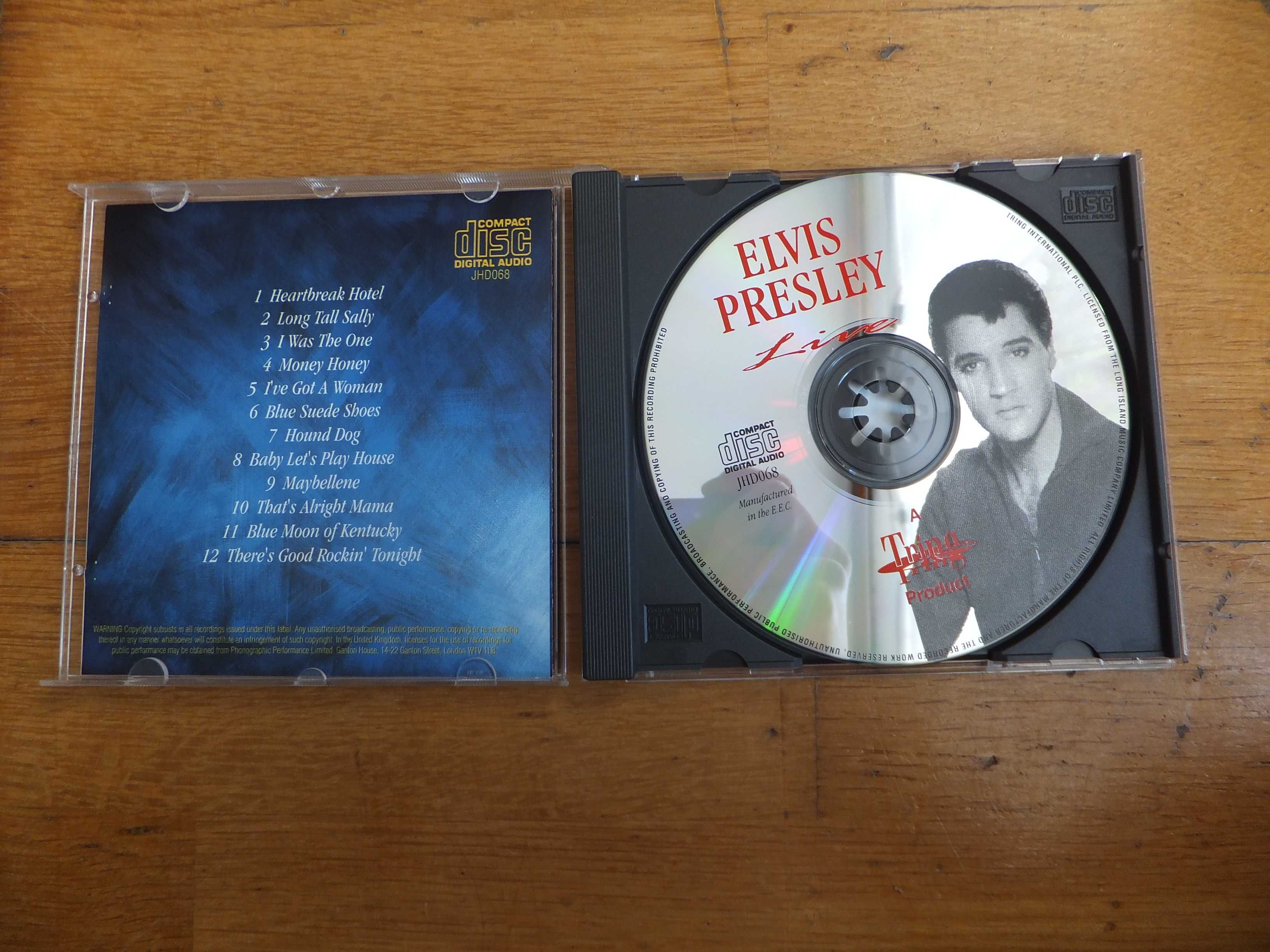 Płyta CD ELVIS PRESLEY LIVE muzyka cd koncert