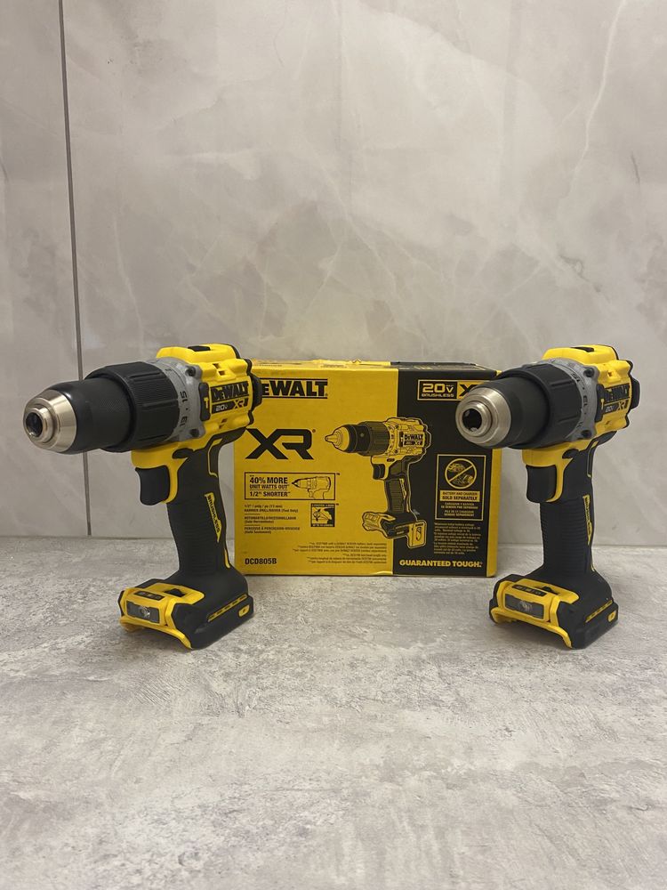 DeWALT DCD805 20Vmax безщітковий ударний шуруповерт Made in Mexico