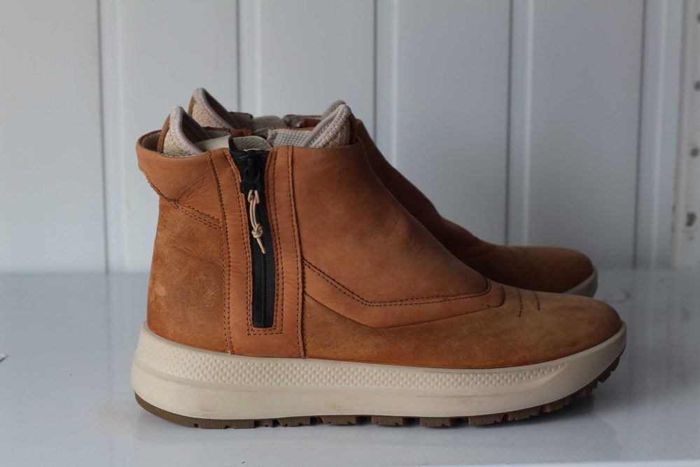 женские демисезонные ботинки зимние ECCO SOLICE кожа Яка