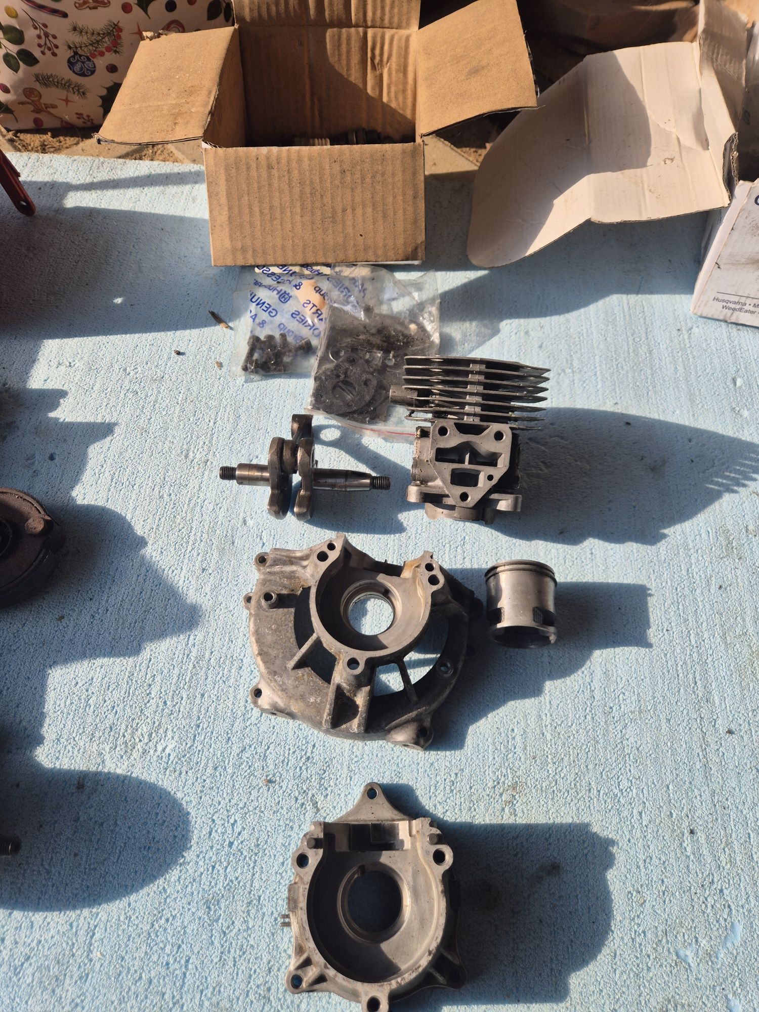 Wykaszarka Kosa HUSQVARNA 525Rx Cylinder Tłok Karter  Wał korbowy