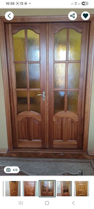 Двері вхідні  металеві міжкімнатні дерев'яні  5 шт