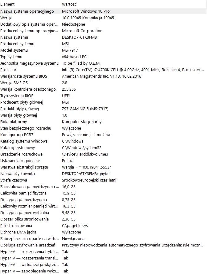 Komputer i7 4790k GTX 970