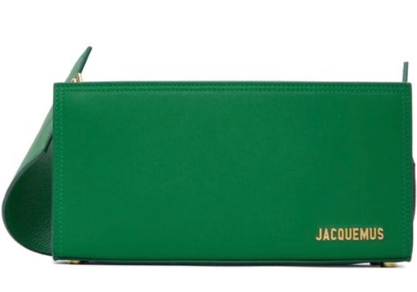 Le Rectangle Leather Shoulder Bag, jacquemus