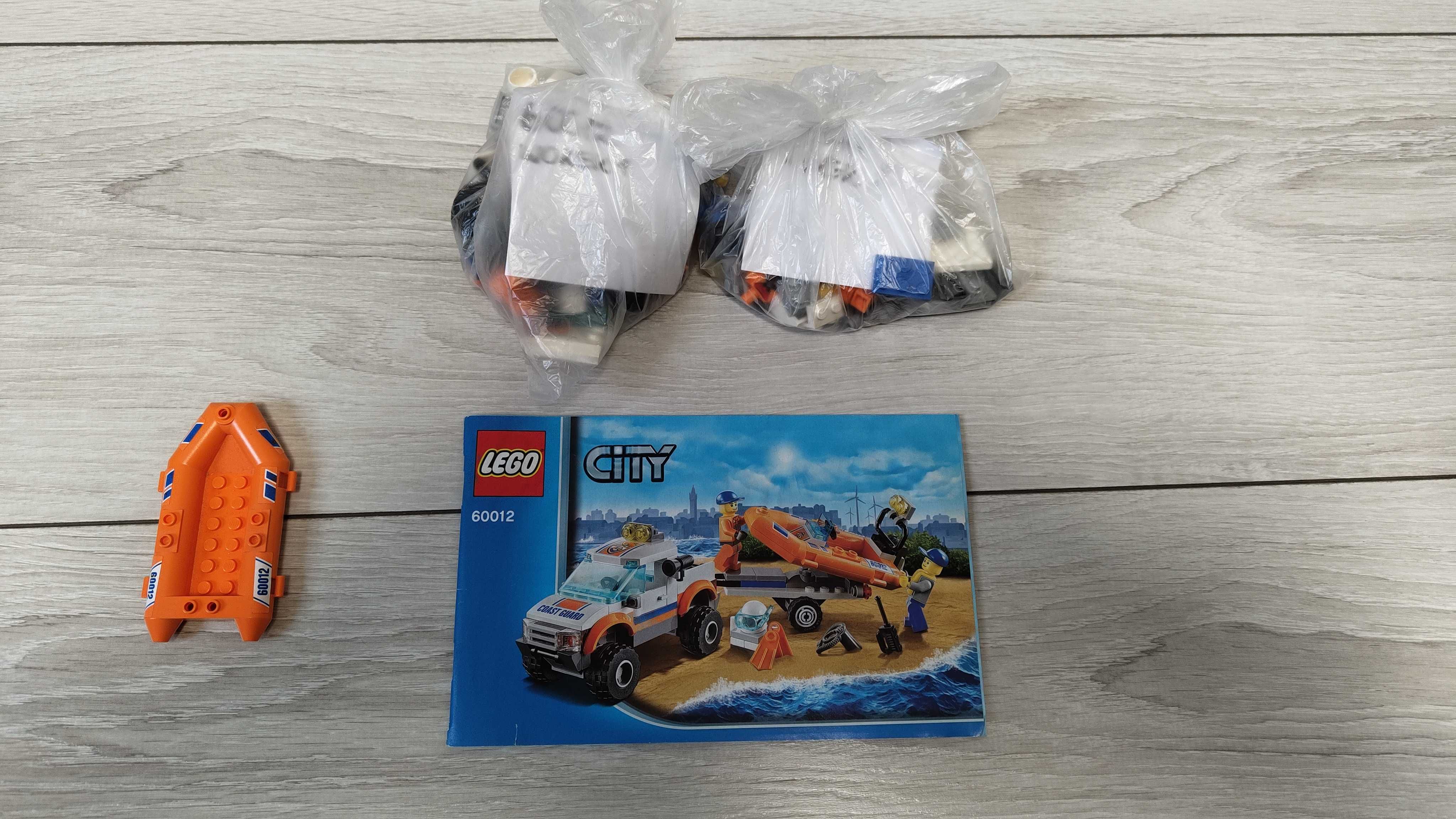 LEGO (60012, 60014) Wóz terenowy nurków + Patrol straży przybrzeżnej