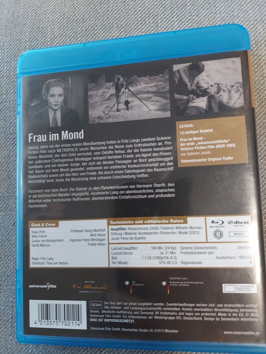 Fritz Lang 5 niemych filmów  F.W.Murnau BD