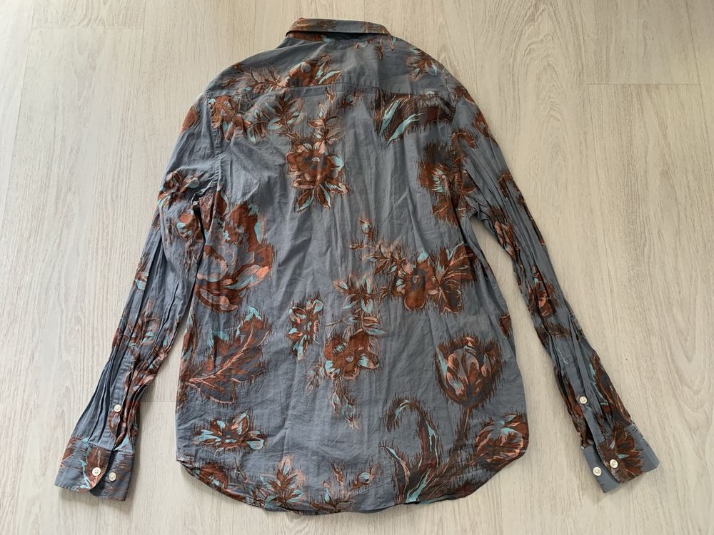 Niebieskobrązowa damska koszula H&M