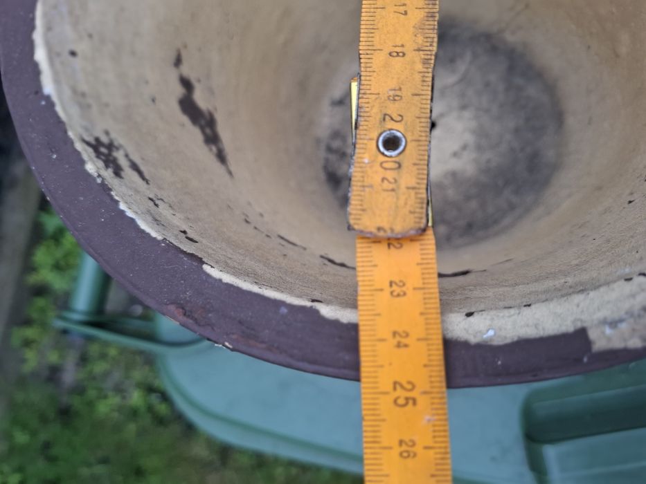 Donica kamionkowa śr 24cm prl