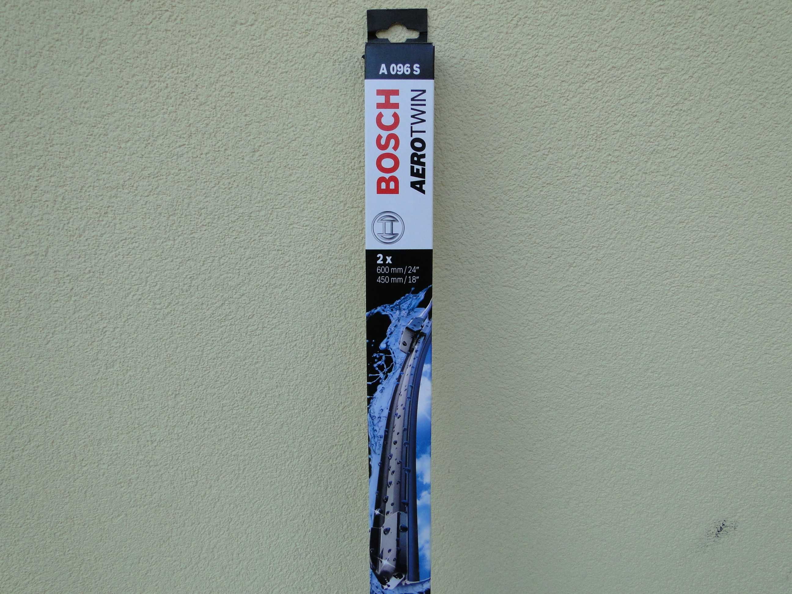 Bosch AeroTwin A096S, Zestaw wycieraczek 600/450 mm, Nowe