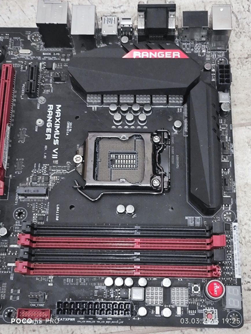 Ігрова материнська плата Asus ROG Maximus VII Ranger LGA1150 під ремон