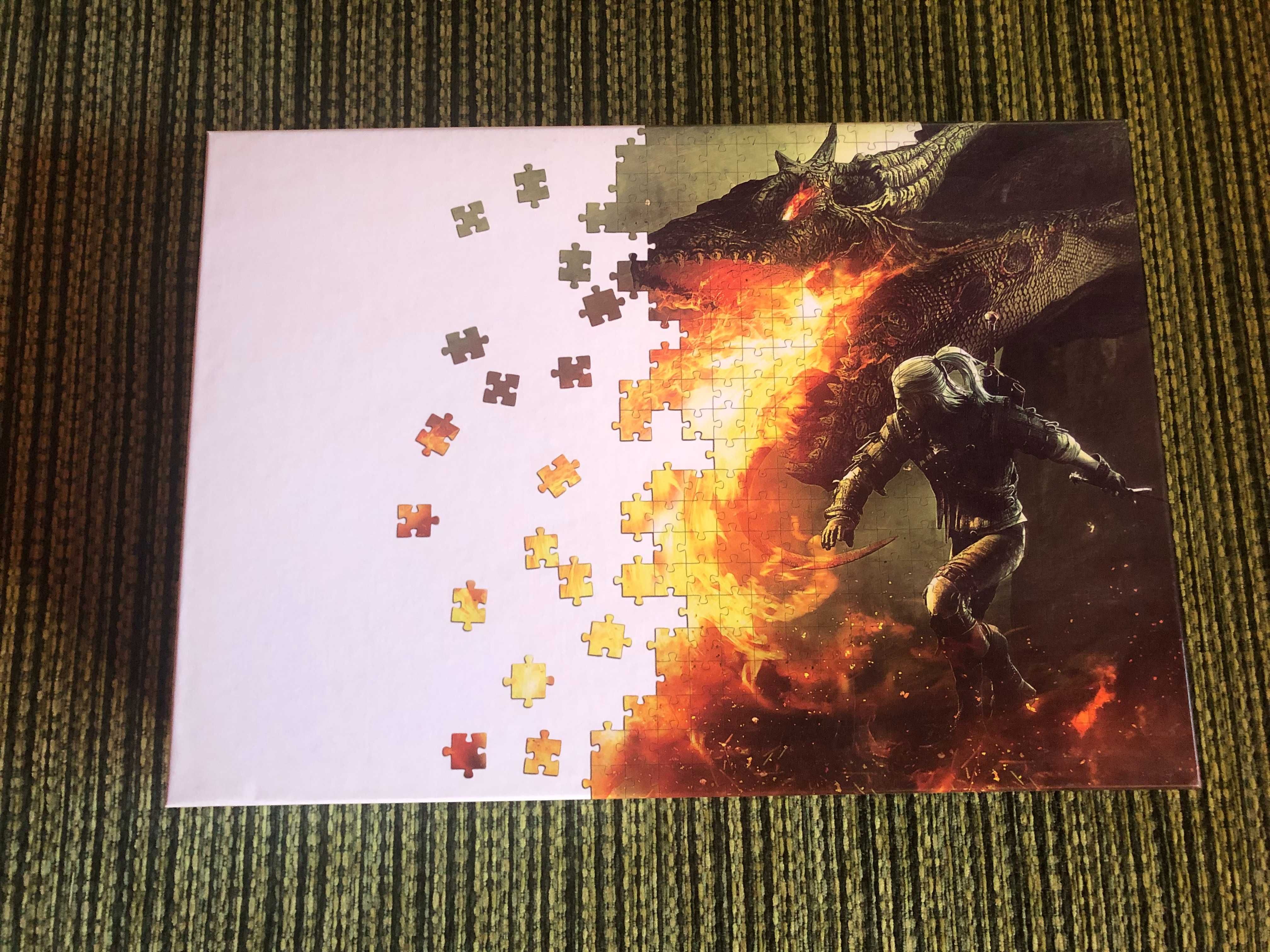 Puzzle Wiedźmin 2: Geralt i Smok 1500