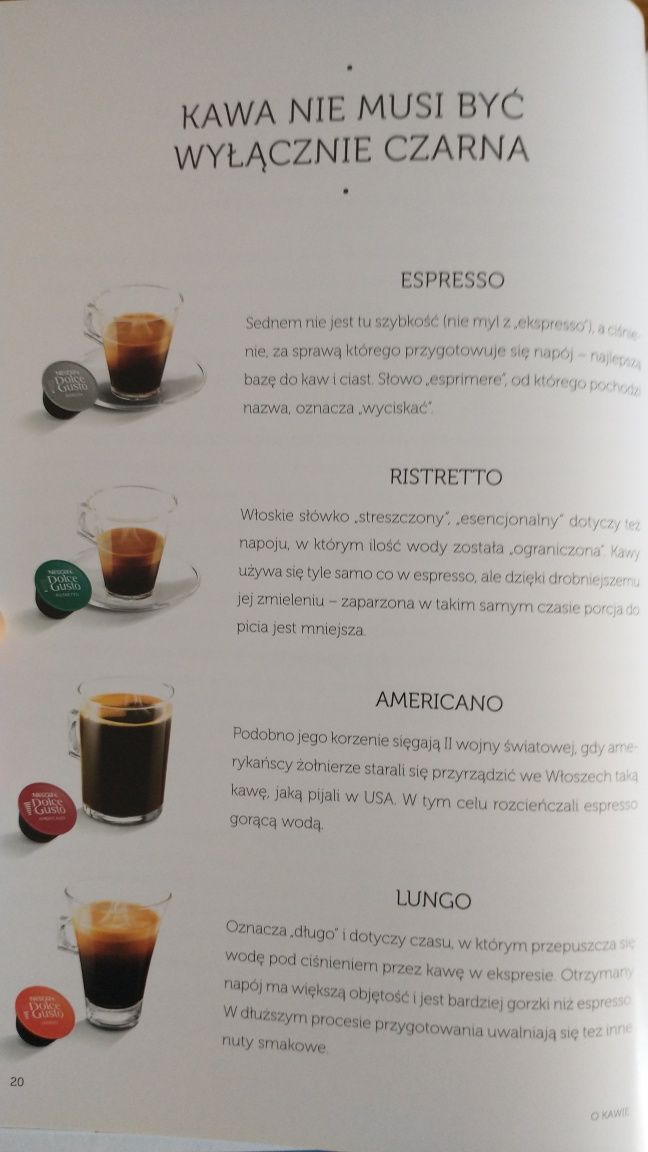 Książka Czas na Kawę Dolce Gusto + ciekawe przepisy dla łasuchów