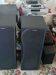 Wzmacniacz,kolumny5.1, subwoofer,nagrywarka CD,deck tape,otwarzac svhs