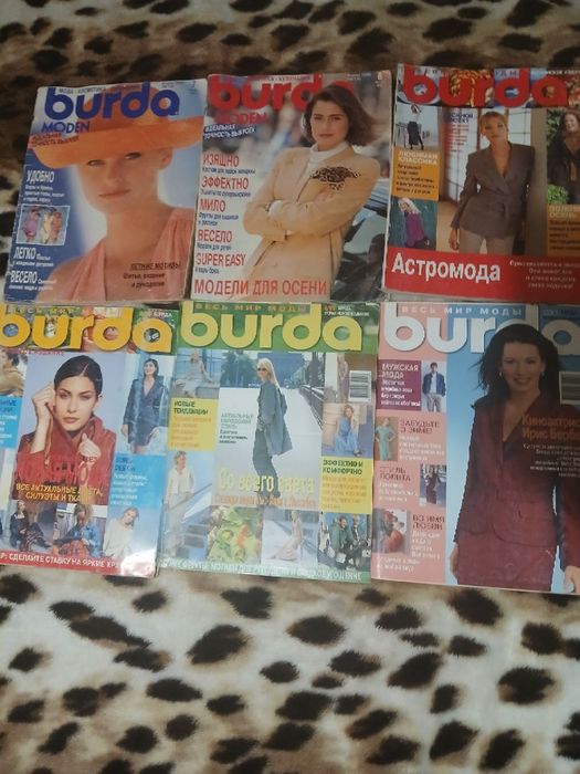 Журнали Burda для в'язання та шиття. 90-2000 роки. Бурда