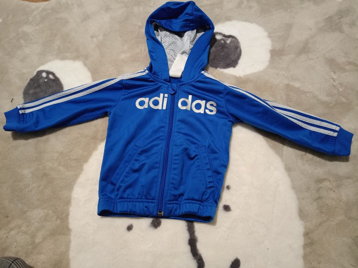 Bluza chłopięca Adidas niebieska