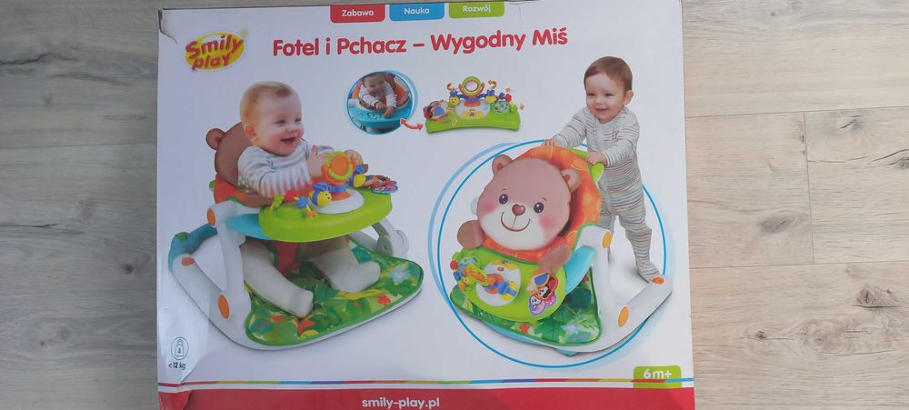 Chodzik dla dziecka - Fotel i Pchacz - Wygodny Miś