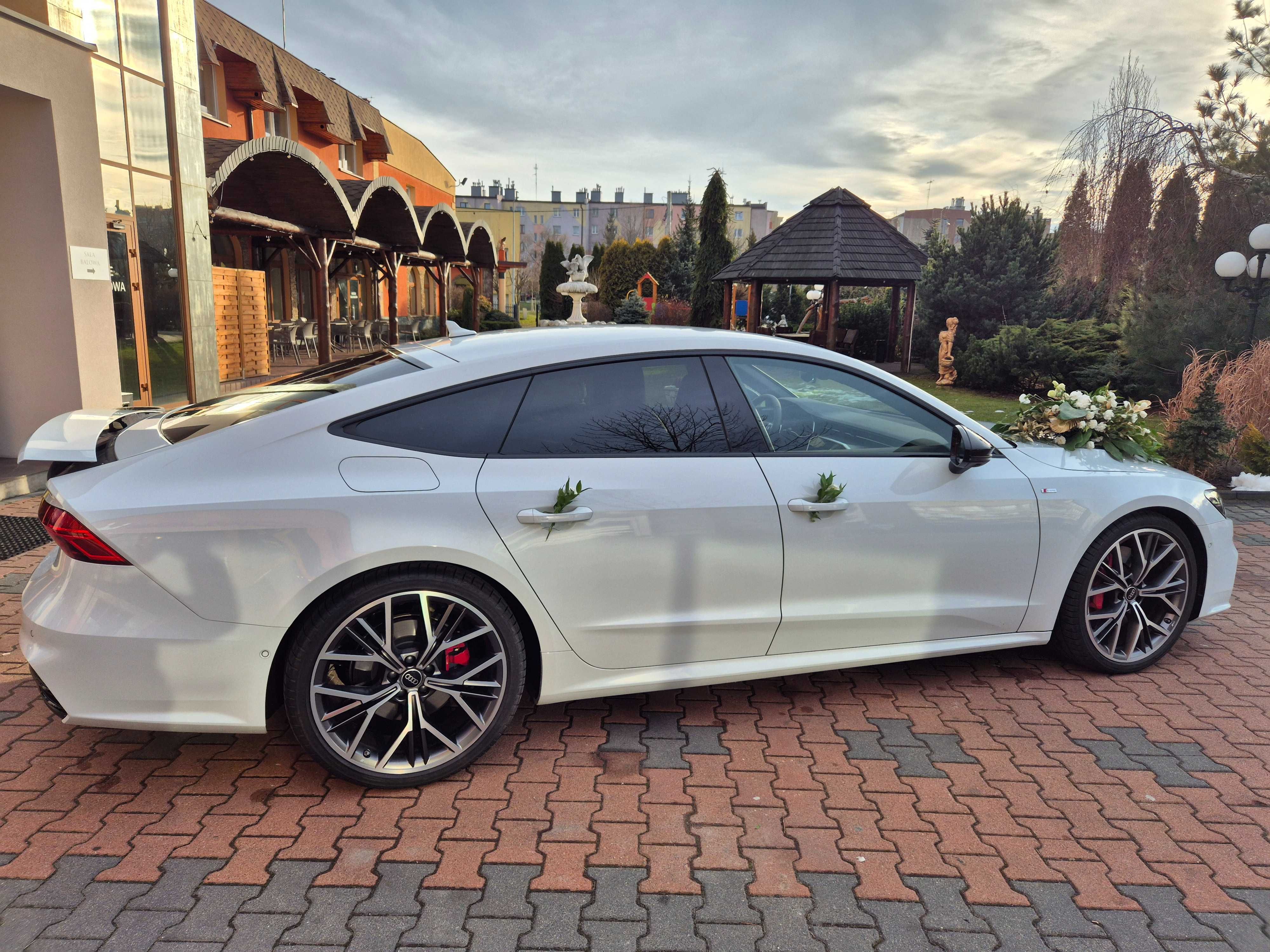 Auto samochód do ślubu LUKSUS - Nowe AUDI A5 i A7 / wynajem