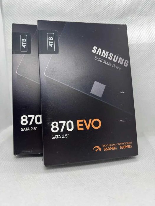 Samsung 870 EVO 4 TB (MZ-77E4T0B) SD-накопичувач НОВИЙ