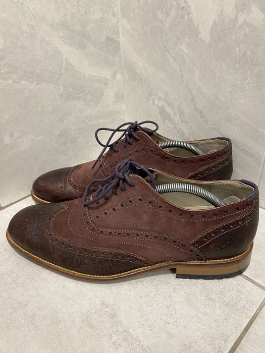 Чоловічі оксфорди Clarks Penton шкіра India 42 туфлі