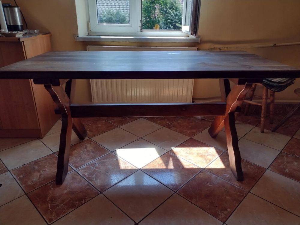 drewniany stół 75x160
