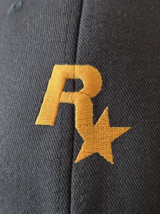 Official Baseball Cap Rockstar Games Navy and Gold size L/XL