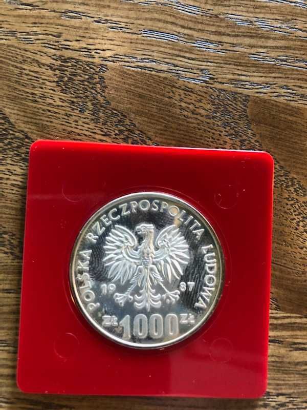 Moneta srebrna 1000 zł, Wratislavia 1987