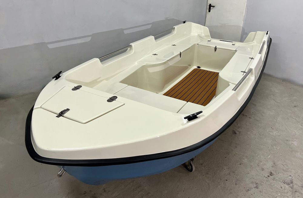 Nowa Łódź Łódka Wędkarska Rekreacyjna Wysoka Burta Kraken 380 RATY