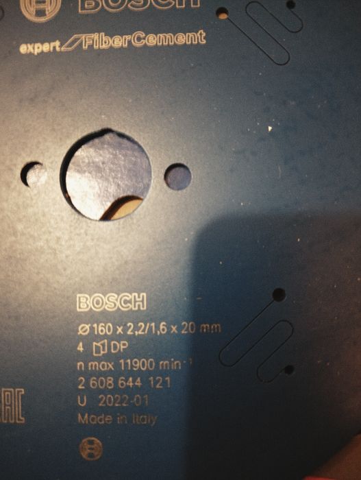 Piła Expert for Fiber Cement 160/20mm 4 zęby BOSCH