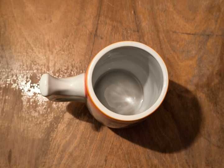 Czerwony Kufel Lubiana Wzór Kaszubski PRL