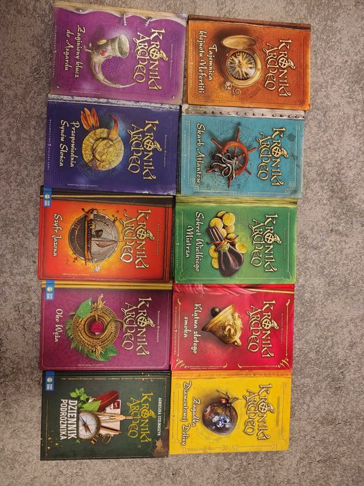 TANIO Kroniki Archeo 1-8,10 + Dziennik Podróżnika - A. Stelmaszczyk