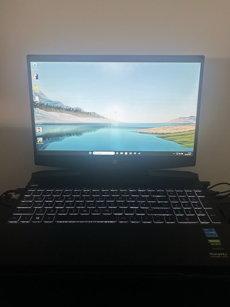 “NOTEBOOK GAMER HP PAVILLION 15.6” - rtx 3050 ti | i5| 16gb ram- usado