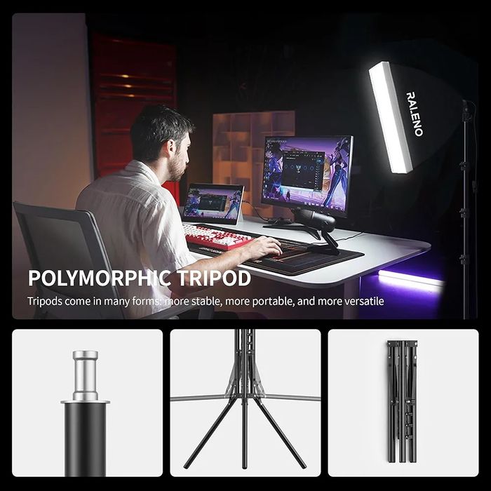 Софтбокс RALENO 16"x16" (LED 50W, 5500K) | Комплект Студійного Світла