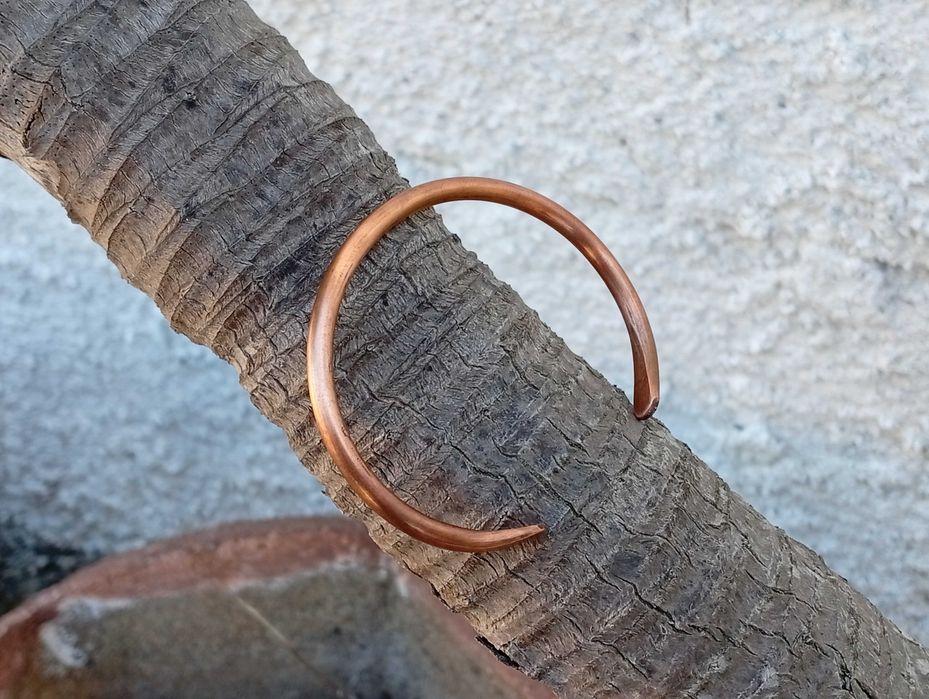 Pulseira de Cobre Maciço. Pulseira Energética. Cobre Verdadeiro.