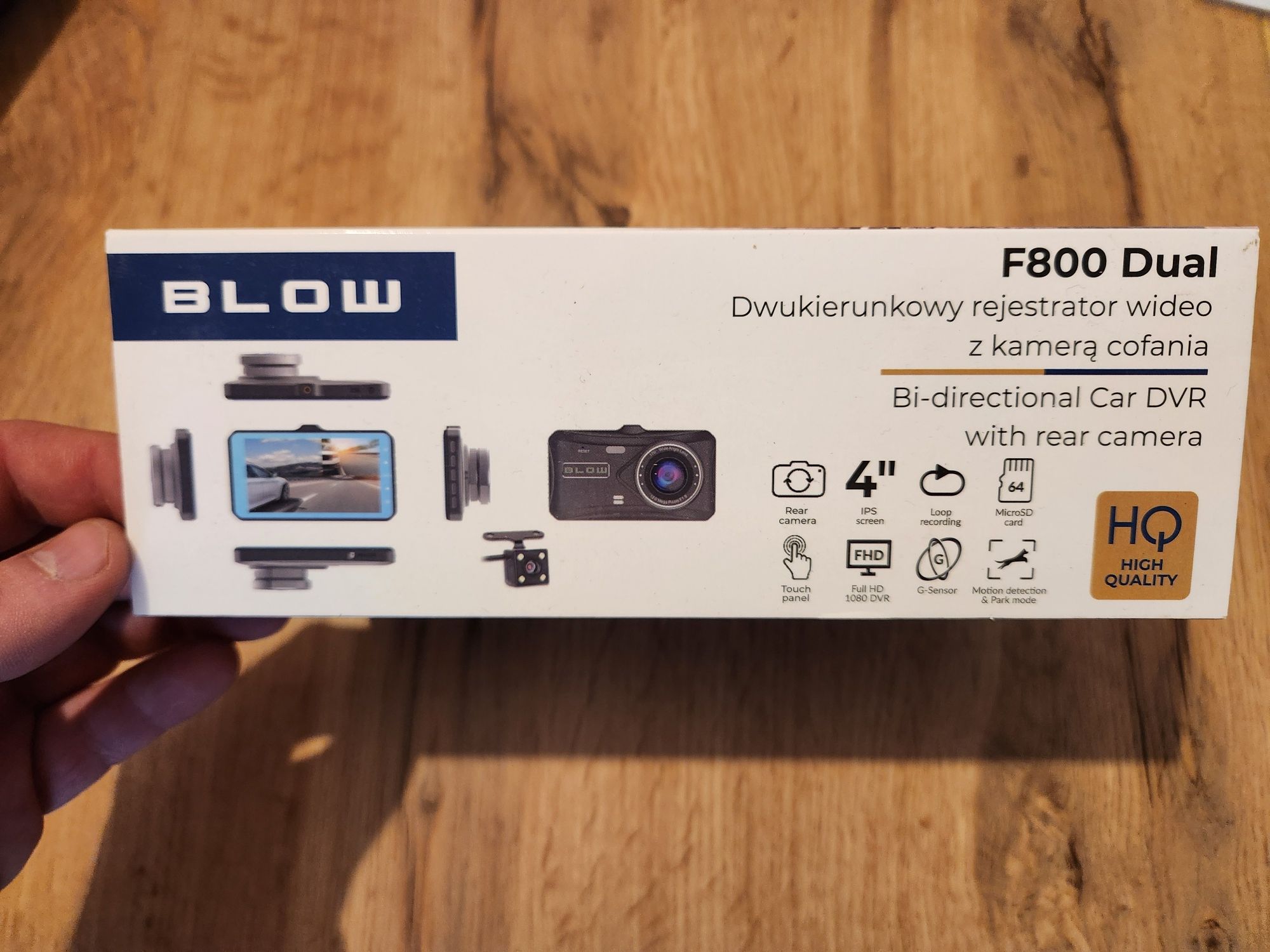 Wideorejestrator Blow F800 z kamerą cofania