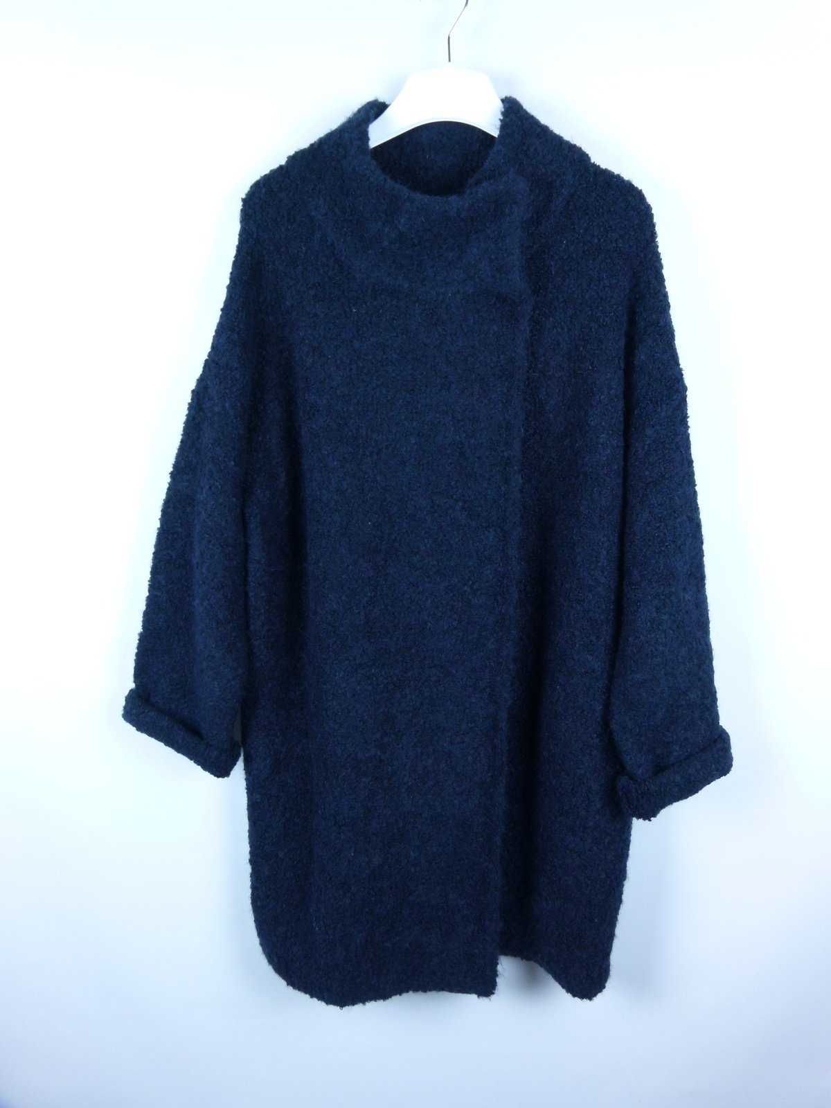 Phase Eight damski granatowy  sweter z alpaka wool 16 / 44