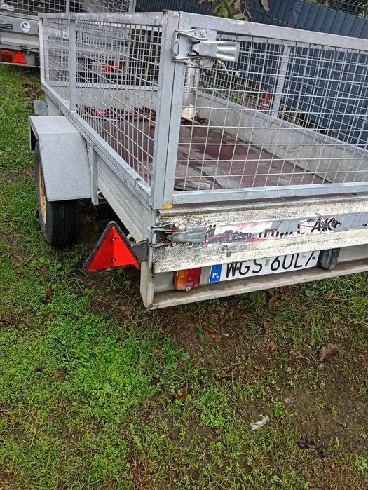 Przyczepka  z hamulcem najazdowym