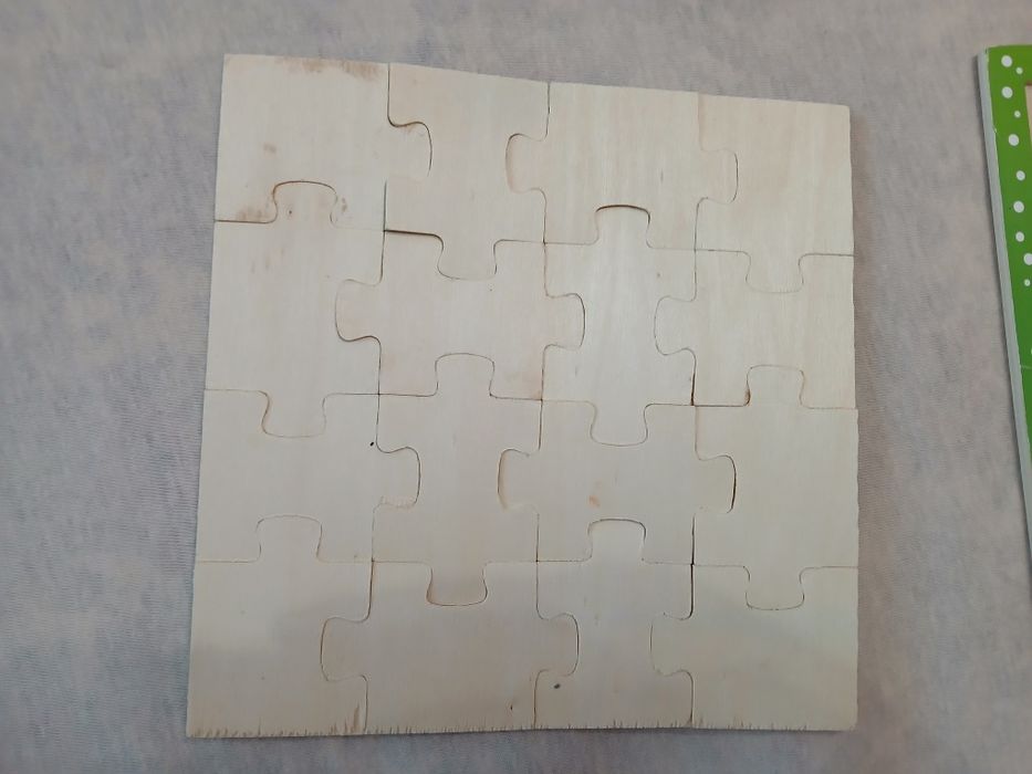 Пазли поїзд дерев'яні, 16шт, 1,5-3 роки