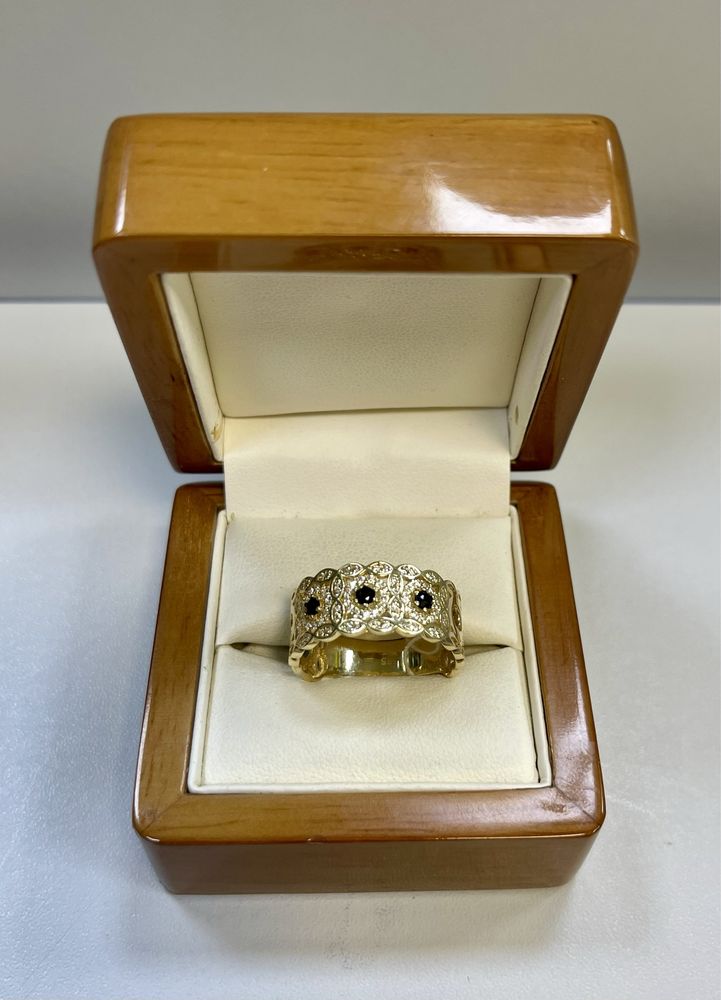 Złoty pierścionek   - p585 - r24 - 5,17g  | Komis66
