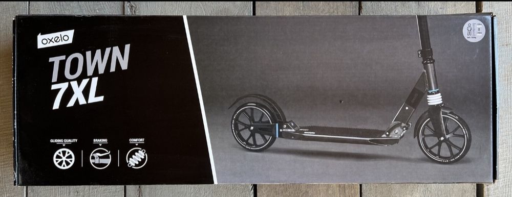 Самокат міський Town 7xl чорний