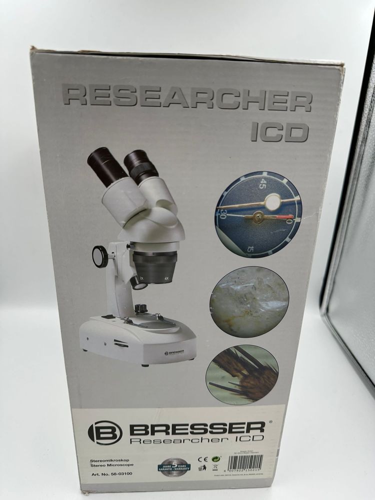 NOWY Mikroskop optyczny Bresser Researcher ICD 80 x