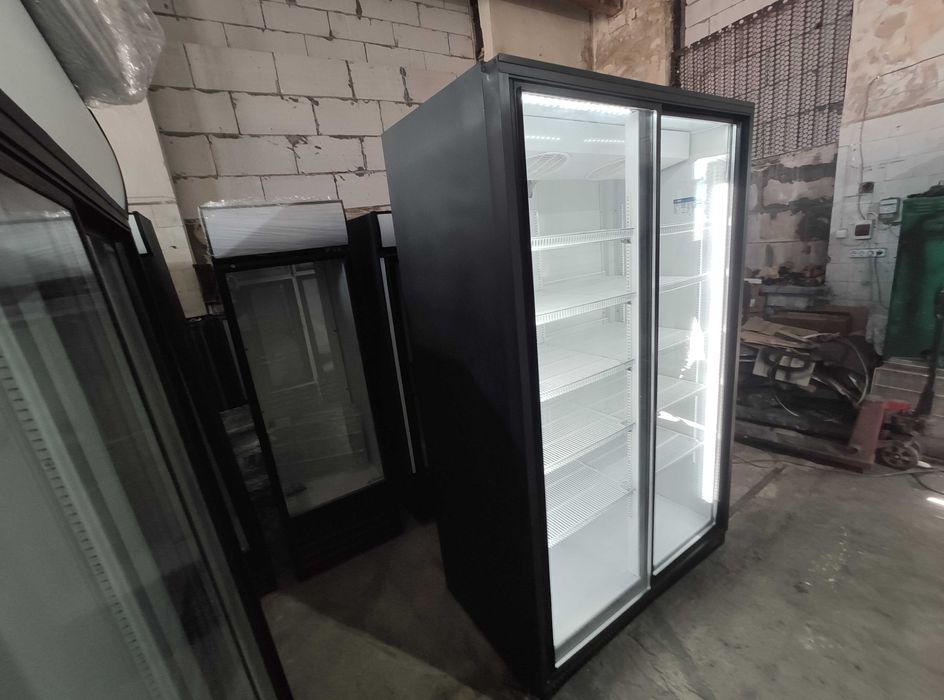 Холодильна шафа вітрина Inter 950T Антрацит + сервіс на місці!