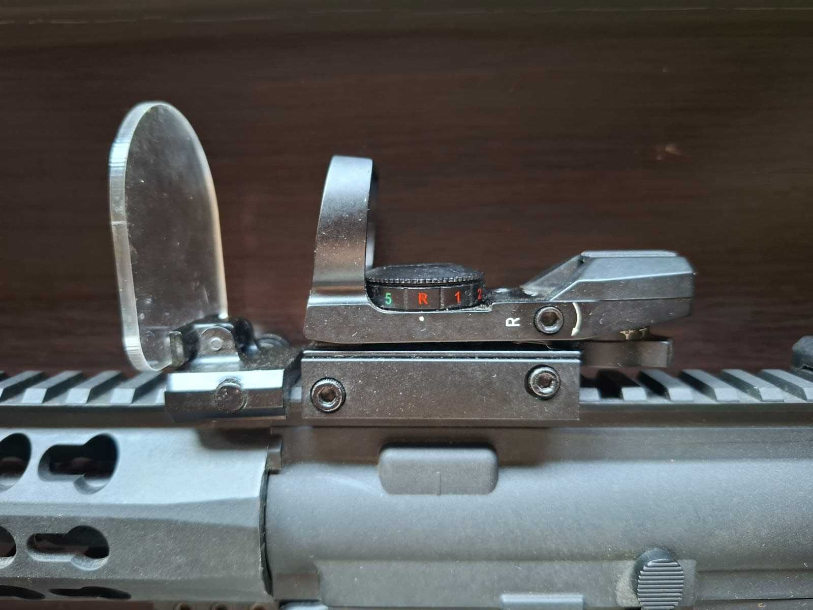 Airsoft AEG M4 Kenji Long Preta [Saigo]