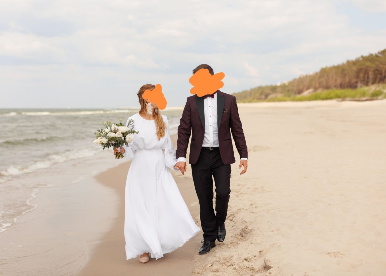 Sukienka ślubna 2 w 1