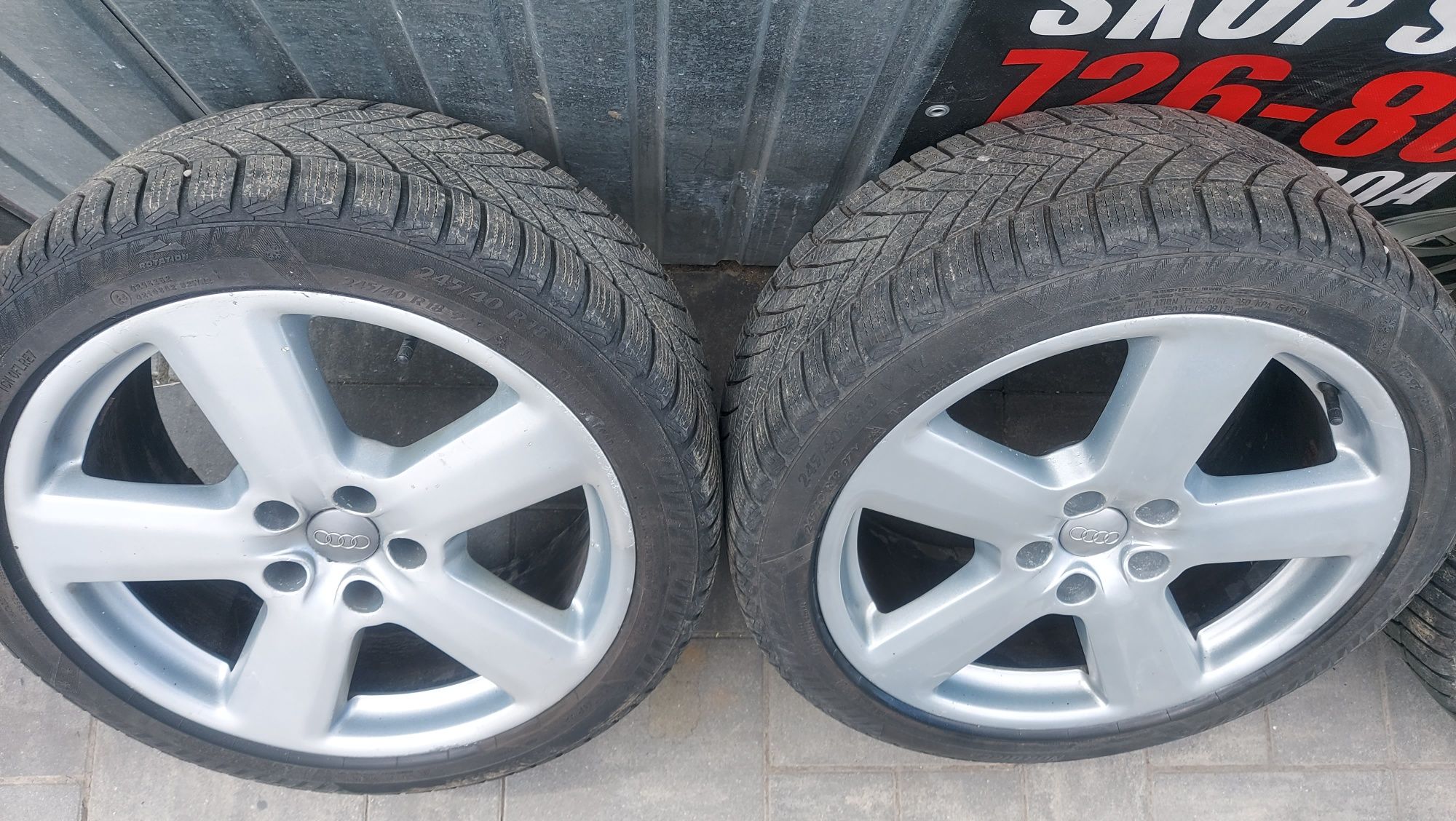 Alufelgi 18" 5x112 Audi A6 C6 Opony 245/40r18