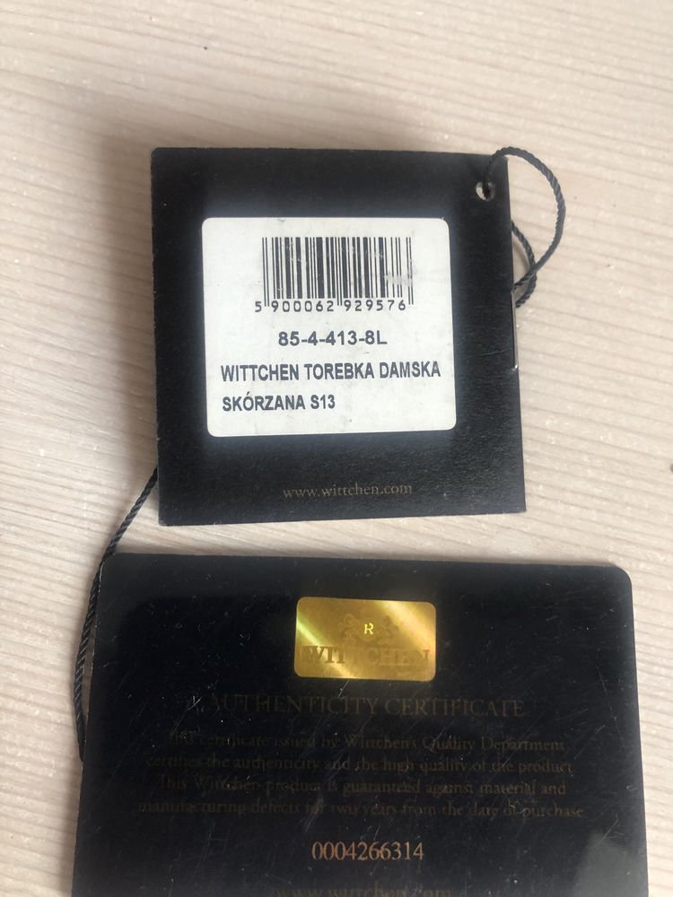 Wittchen torebka ze skóry jak  nowa shoperka