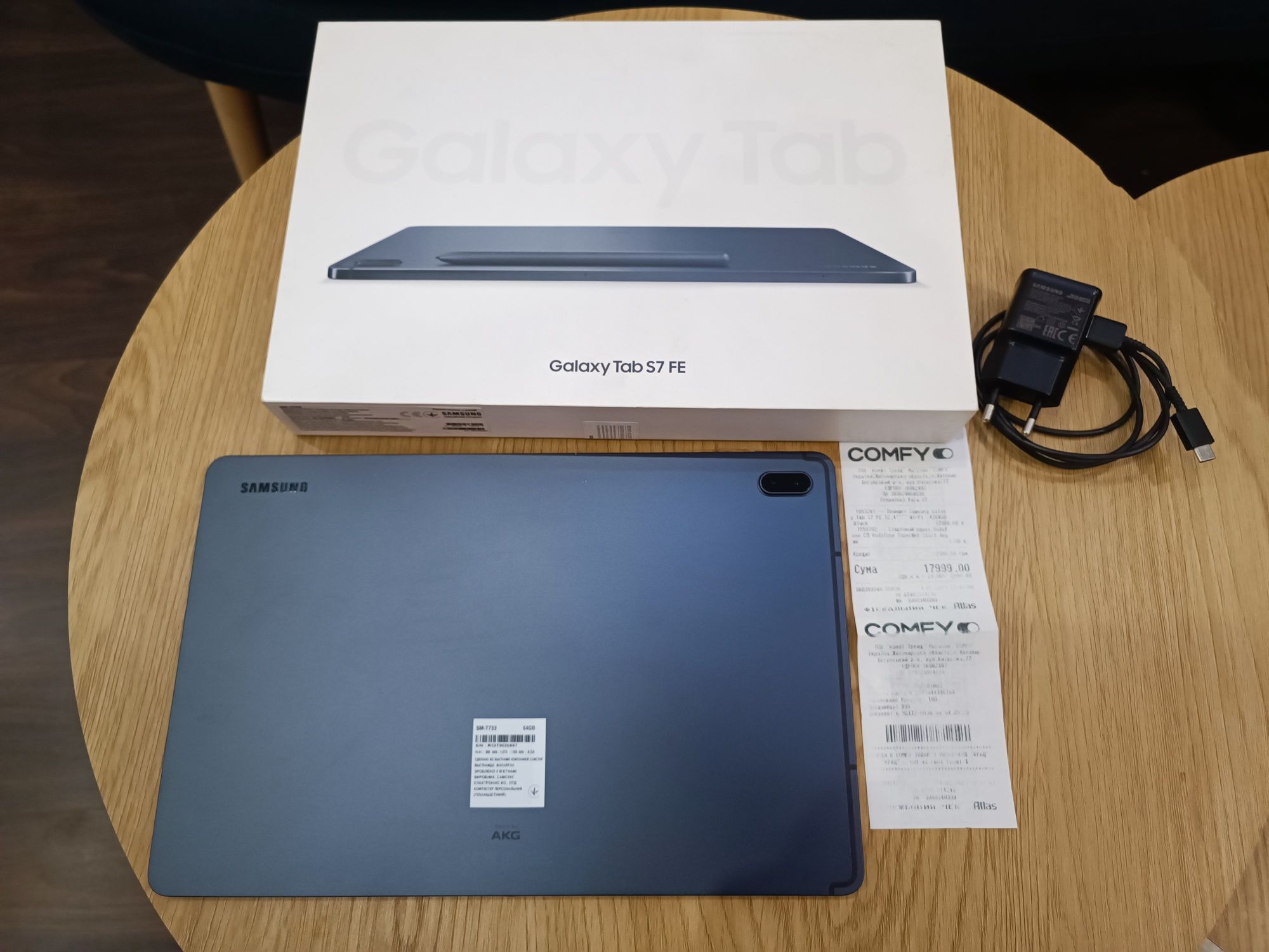 Планшет Samsung Galaxy Tab S7 FE 4/64 (SM-T733) Wi-fi, в наявності.