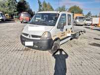 renault master 2,5 laweta pomoc drogowa autolaweta dubel kabina