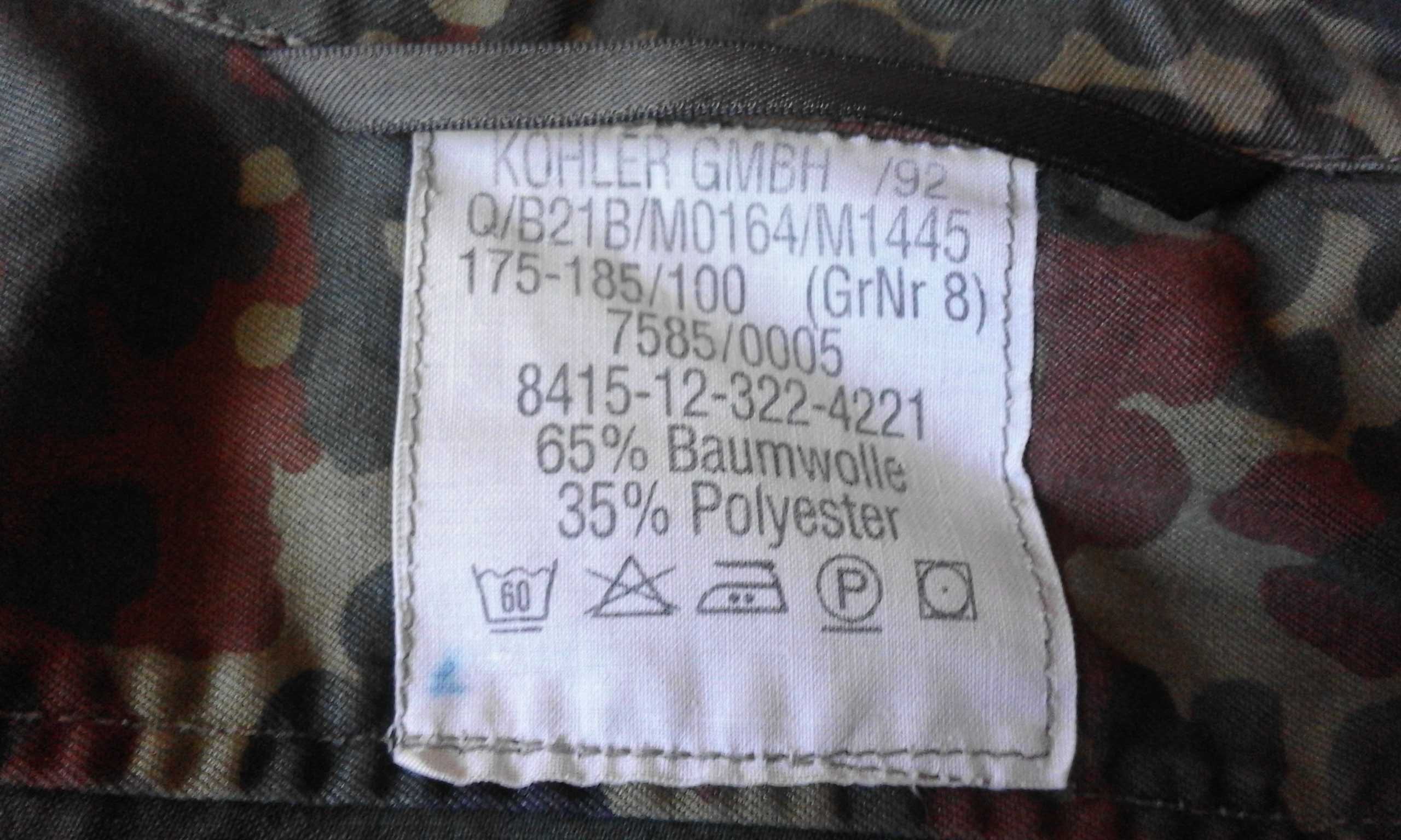 bluza męska moro wojskowa koszula Germany