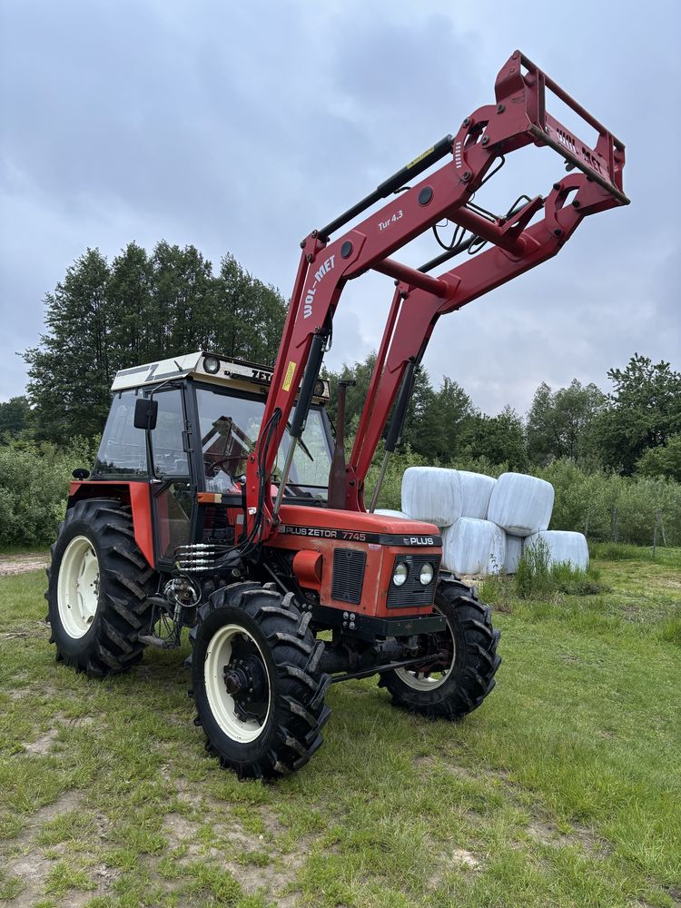 Zetor 7745 z rewersem ,,niecałe 2000 mtg”