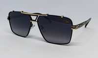 Cazal модные мужские очки черные градиент в черном металле с золотом