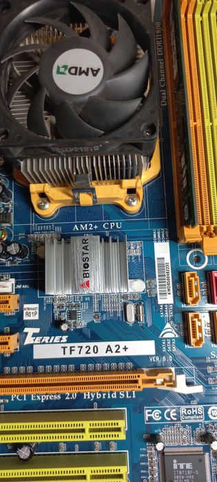 Biostar TF720 A2+ Athlon II X2 240 + кулер+1Gb